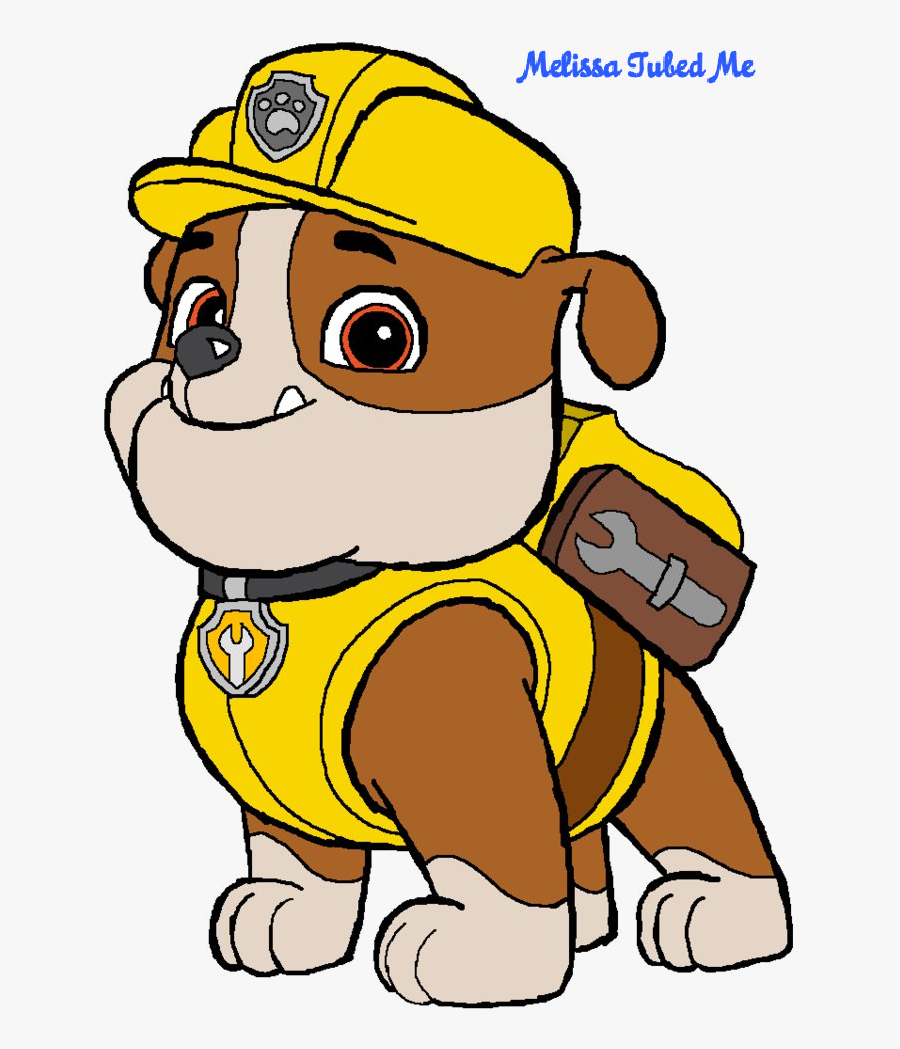 Transparent Rubble Png - Rubble Paw Patrol Cartoon, Transparent Clipart