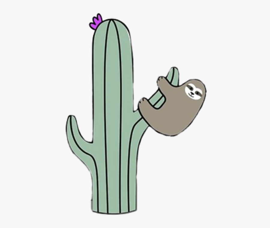 Sloths Sloth Freetoedit - Cartoon, Transparent Clipart