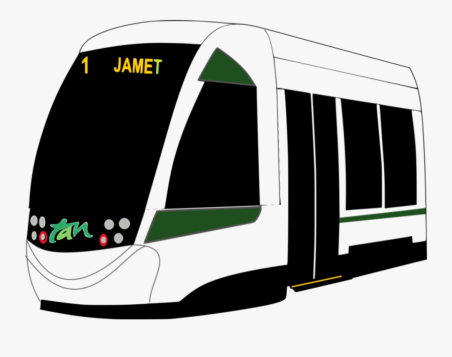 Tram Png - Tramway Nantes Png, Transparent Clipart