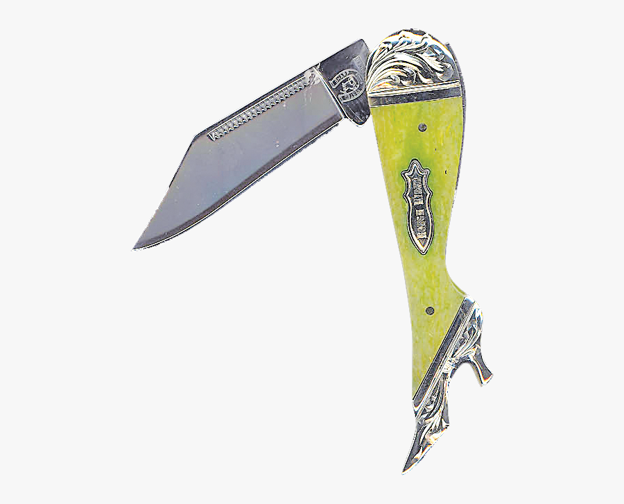 Vogt Silversmiths Collections Ladies Leg Pocket Knife - Utility Knife, Transparent Clipart