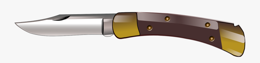 Knife Clipart Metal - Draw A Jackknife, Transparent Clipart