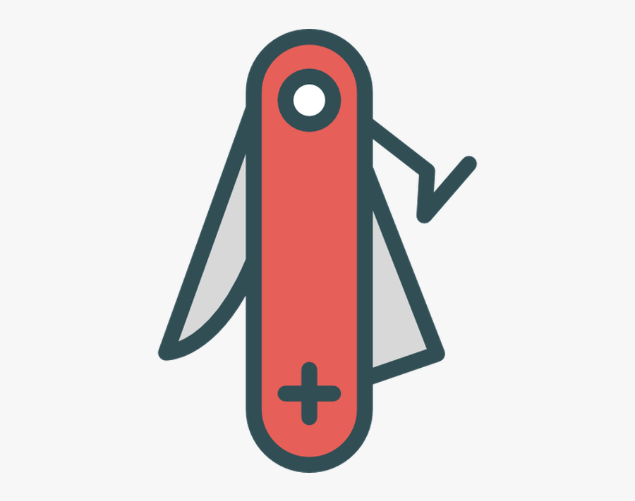 Swiss Knife Icon Png, Transparent Clipart
