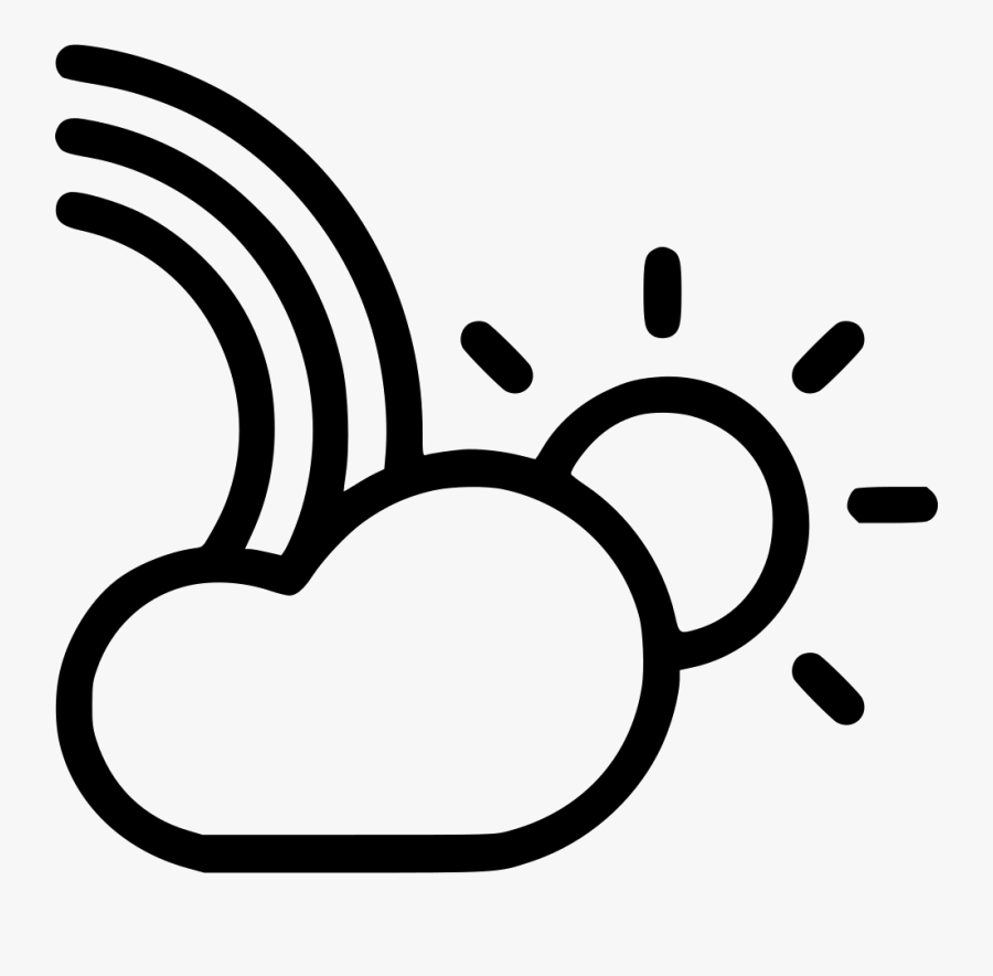 Rainbow Cloud Colorful Day - Rainbow Transparent Icon, Transparent Clipart