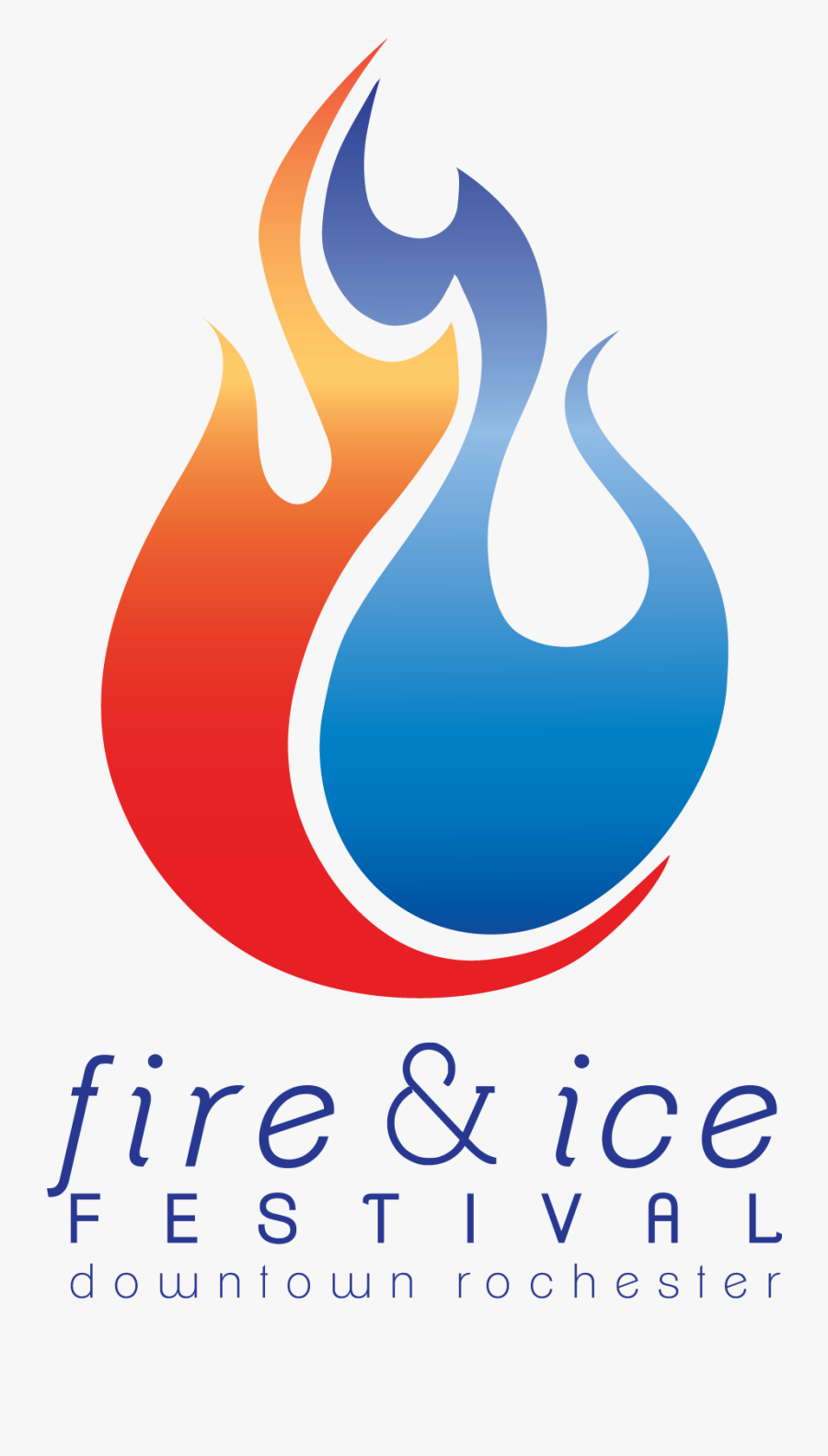 Logos Heats Up With - Fire & Ice Logo, Transparent Clipart