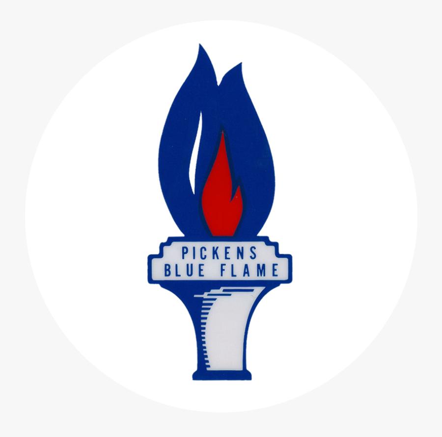 School Logo - Pickens Blue Flame Png, Transparent Clipart