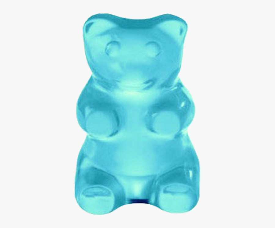 Blue Gummybear Candy Aesthetic Blueaesthetic Cute Freet - Gummy Bear Transparent Background, Transparent Clipart