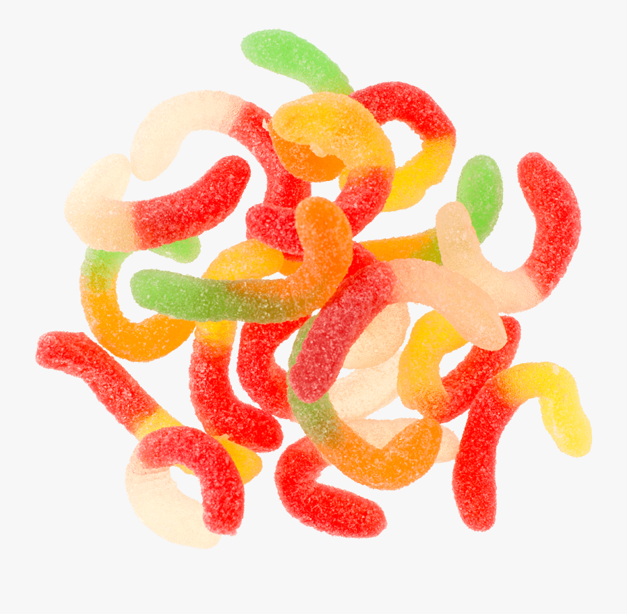 Bulk Barn Gummy Worms, Transparent Clipart