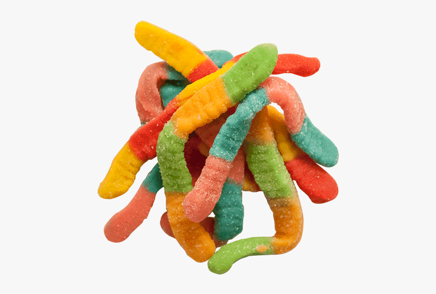 Transparent Candy Gummy Worm - Transparent Gummy Worm Png, Transparent Clipart