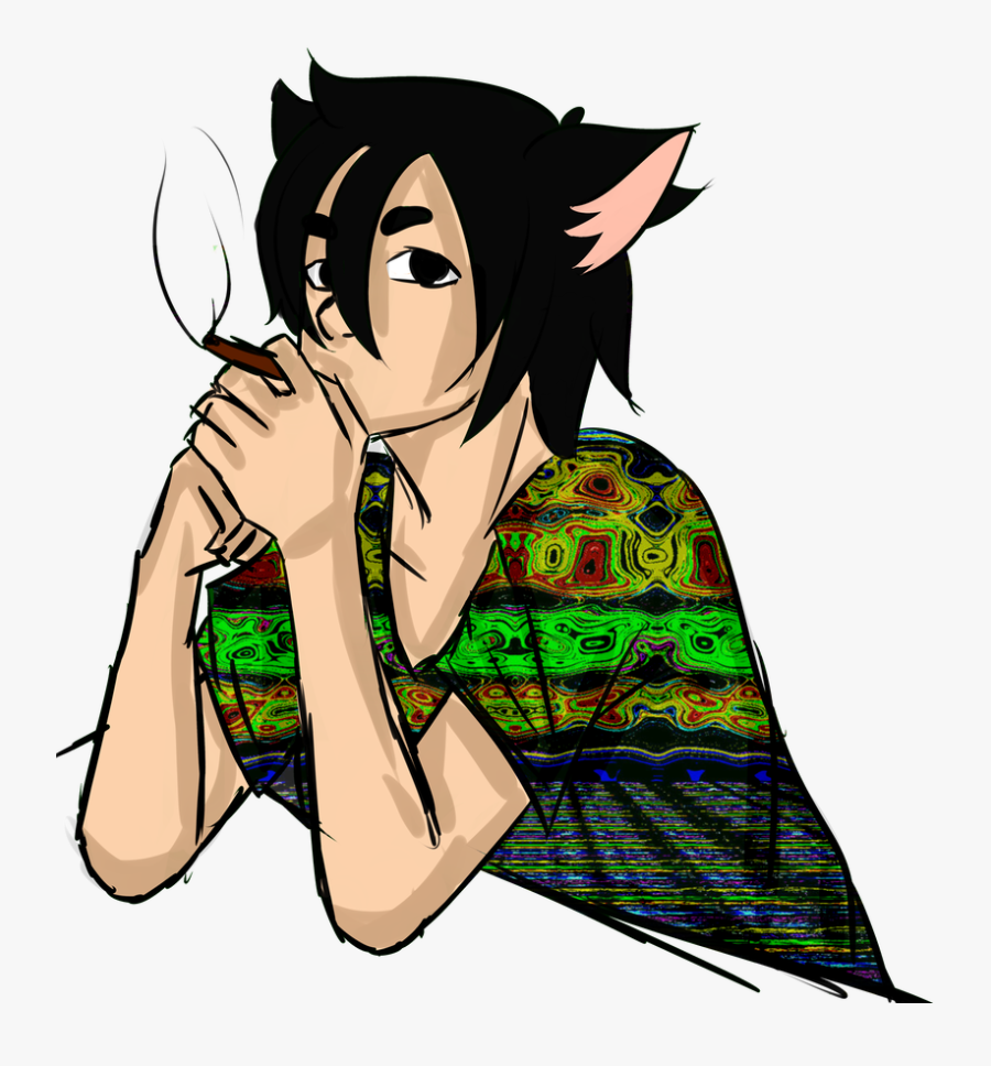 Cigarettes Transparent Lit - Cartoon, Transparent Clipart