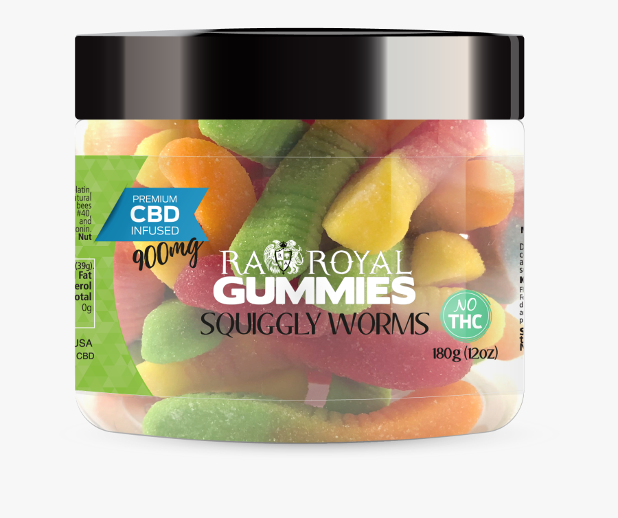 Transparent Worms Png - Cbd Gummies Peach Rings, Transparent Clipart
