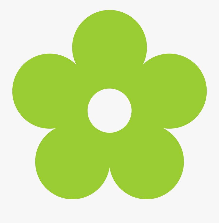 Green Clipart Flower, Transparent Clipart