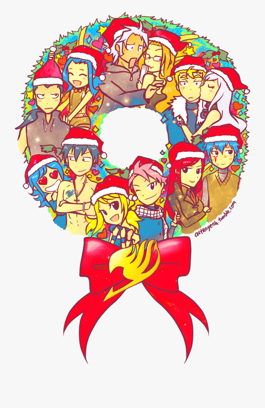Gruviapon 195 34 Fairy Tail Christmas 2013 By Astrayeah - Merry Christmas Fairy Tail, Transparent Clipart
