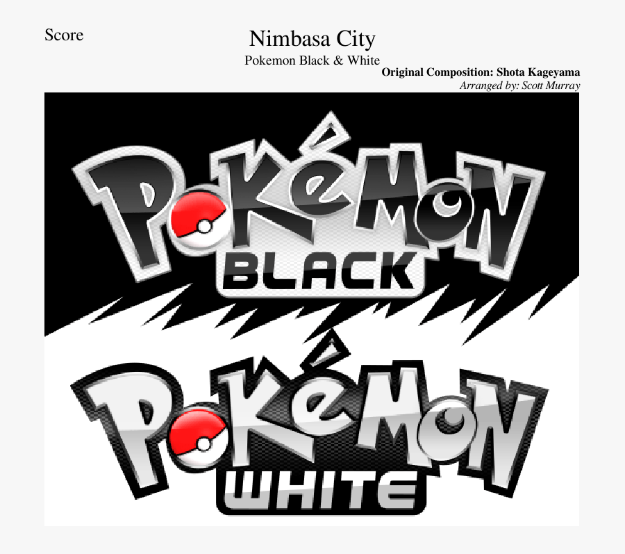 Pokemon Black And White English, Transparent Clipart