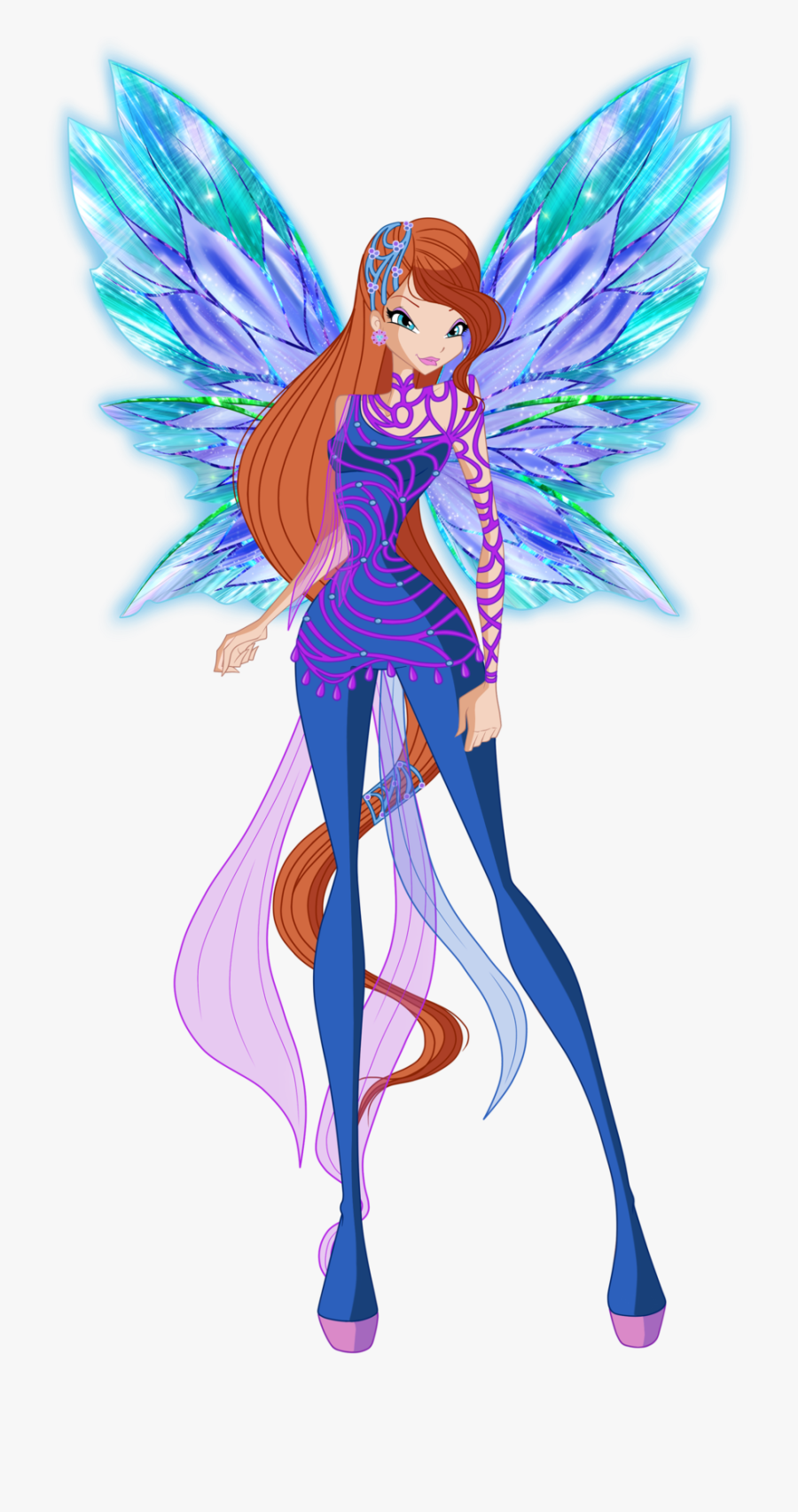 Fairy Tail Clipart Rainbow - Bloom World Of Winx, Transparent Clipart