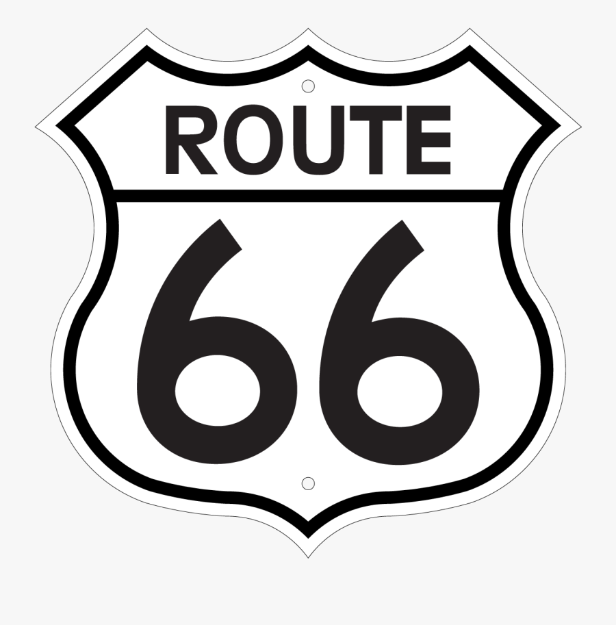 Route 66 Logo Transparent, Transparent Clipart