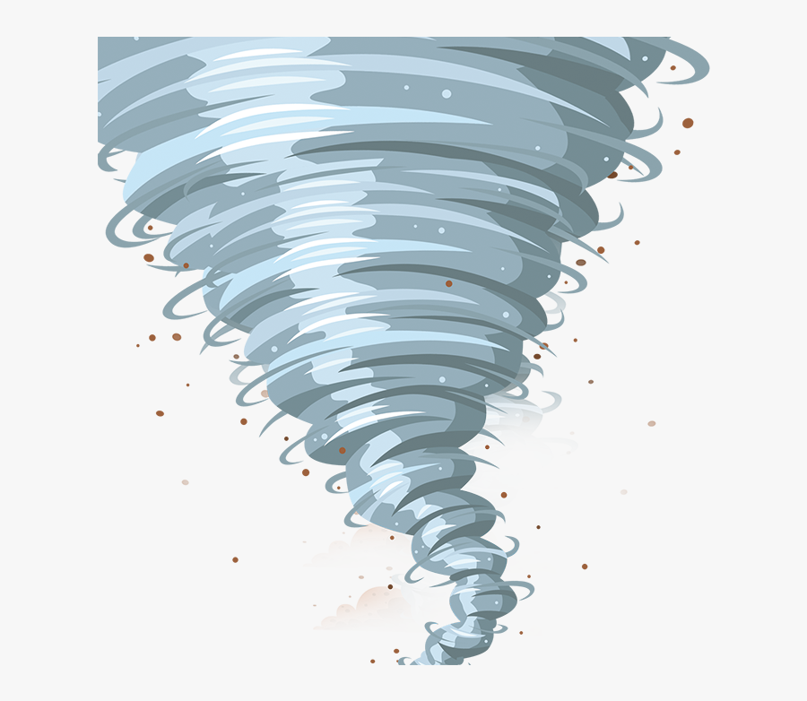 Thunderstorm Clipart Tornado Cloud - Transparent Background Tornado Clipart, Transparent Clipart