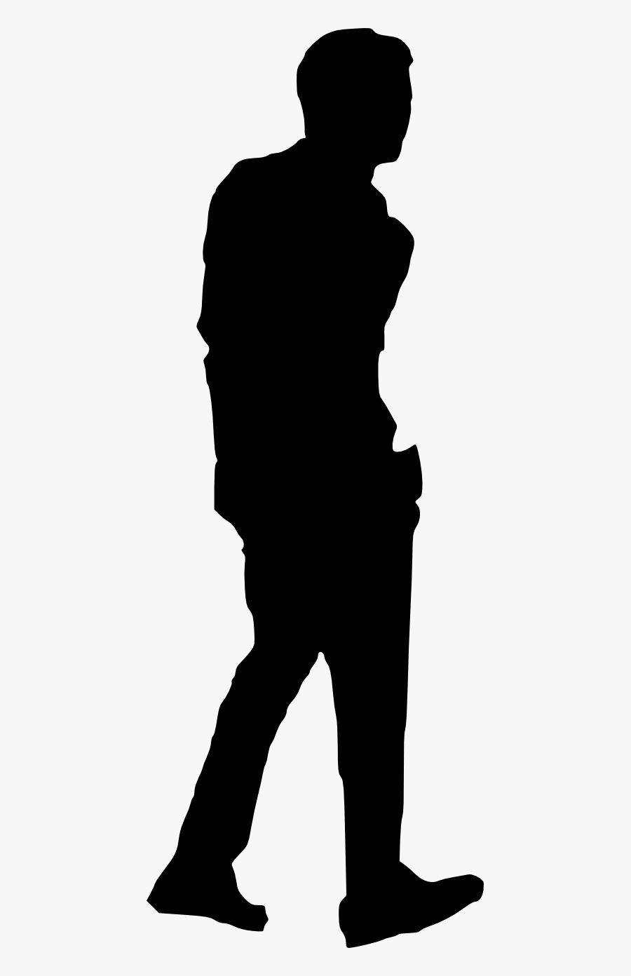 Silhouette Of Man Png, Transparent Clipart