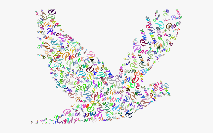 Peace Dove Clipart Rainbow , Transparent Cartoons, Transparent Clipart