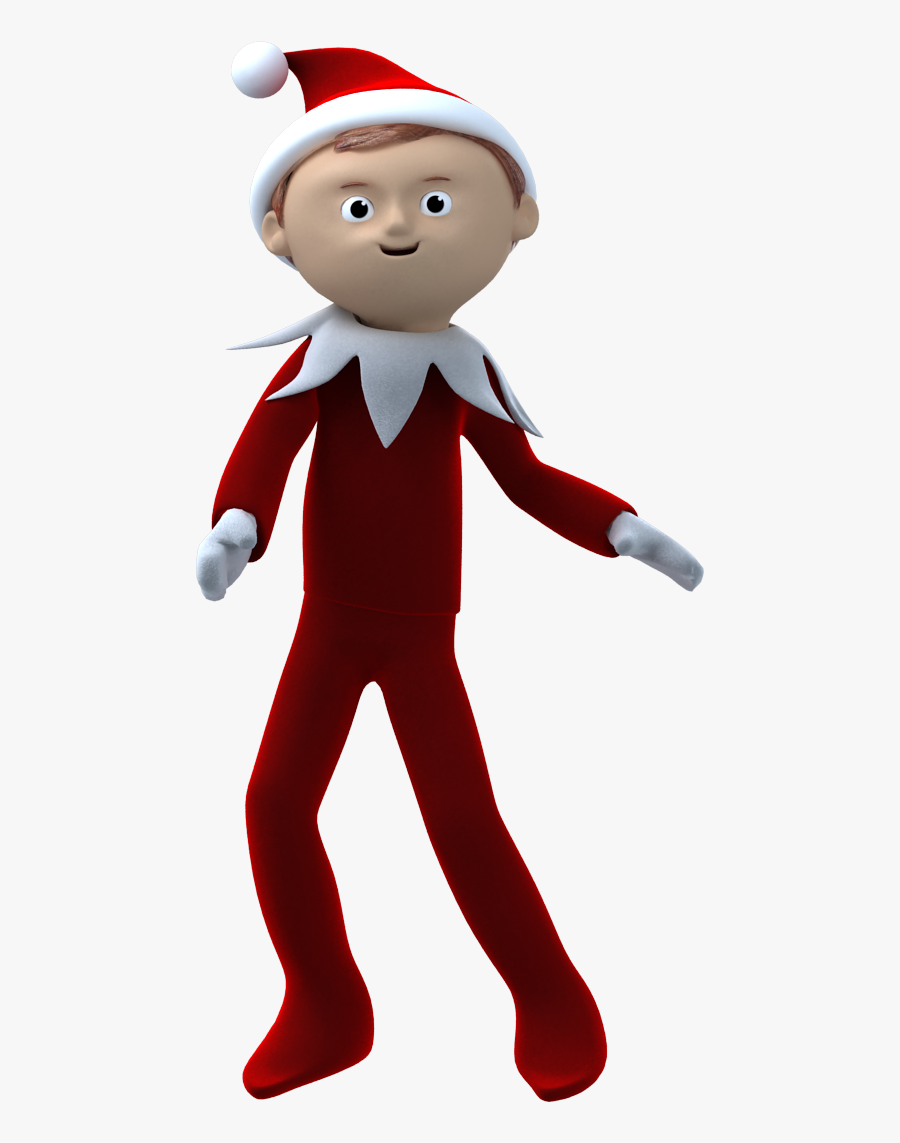 Elf On The Shelf - Cartoon, Transparent Clipart