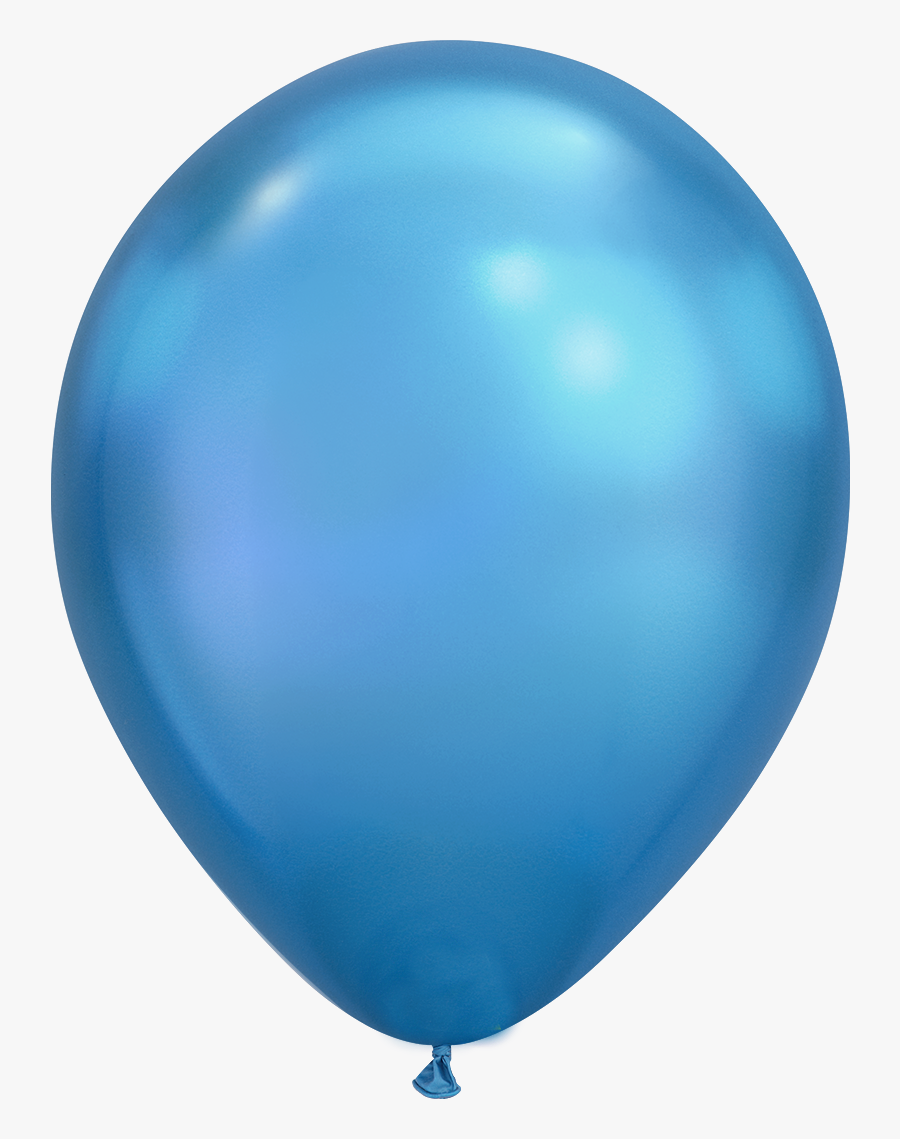 Chrome Blue - Blue Balloon, Transparent Clipart