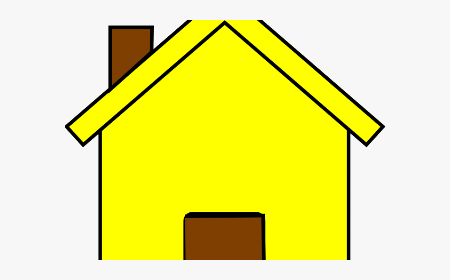 Yellow House Clipart, Transparent Clipart