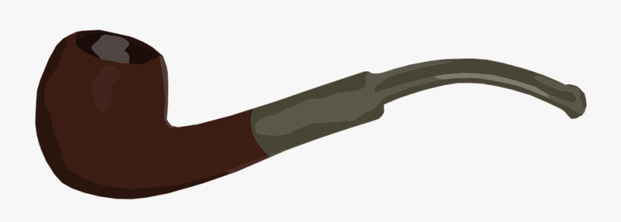 Pipe, Smoke, Brown, Smoking, Tobacco, Smoker - Marking Tools, Transparent Clipart