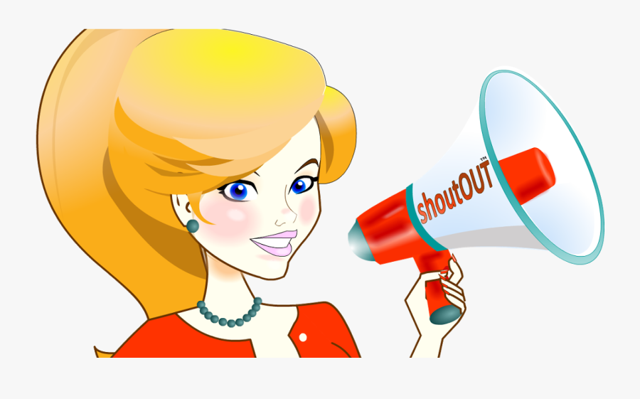 Megaphone Clipart Shoutout - Clip Art, Transparent Clipart