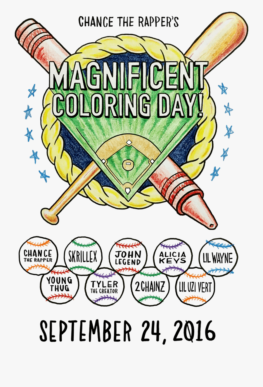 Main Tile Image - Chance The Rapper Magnificent Coloring Day, Transparent Clipart