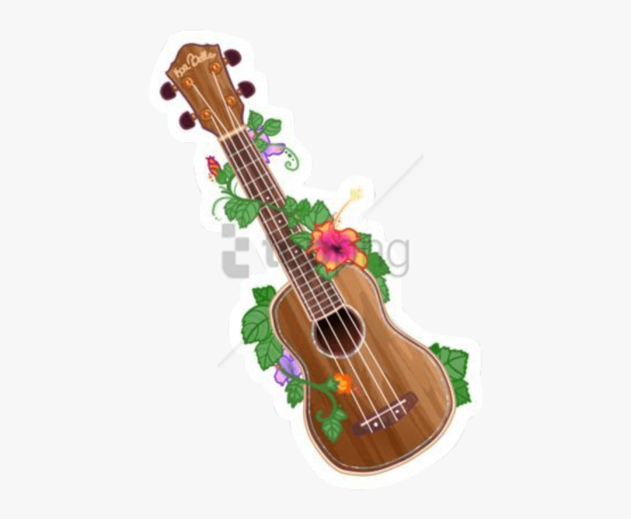 Acoustic Electric Guitar - Transparent Background Ukulele Clipart, Transparent Clipart