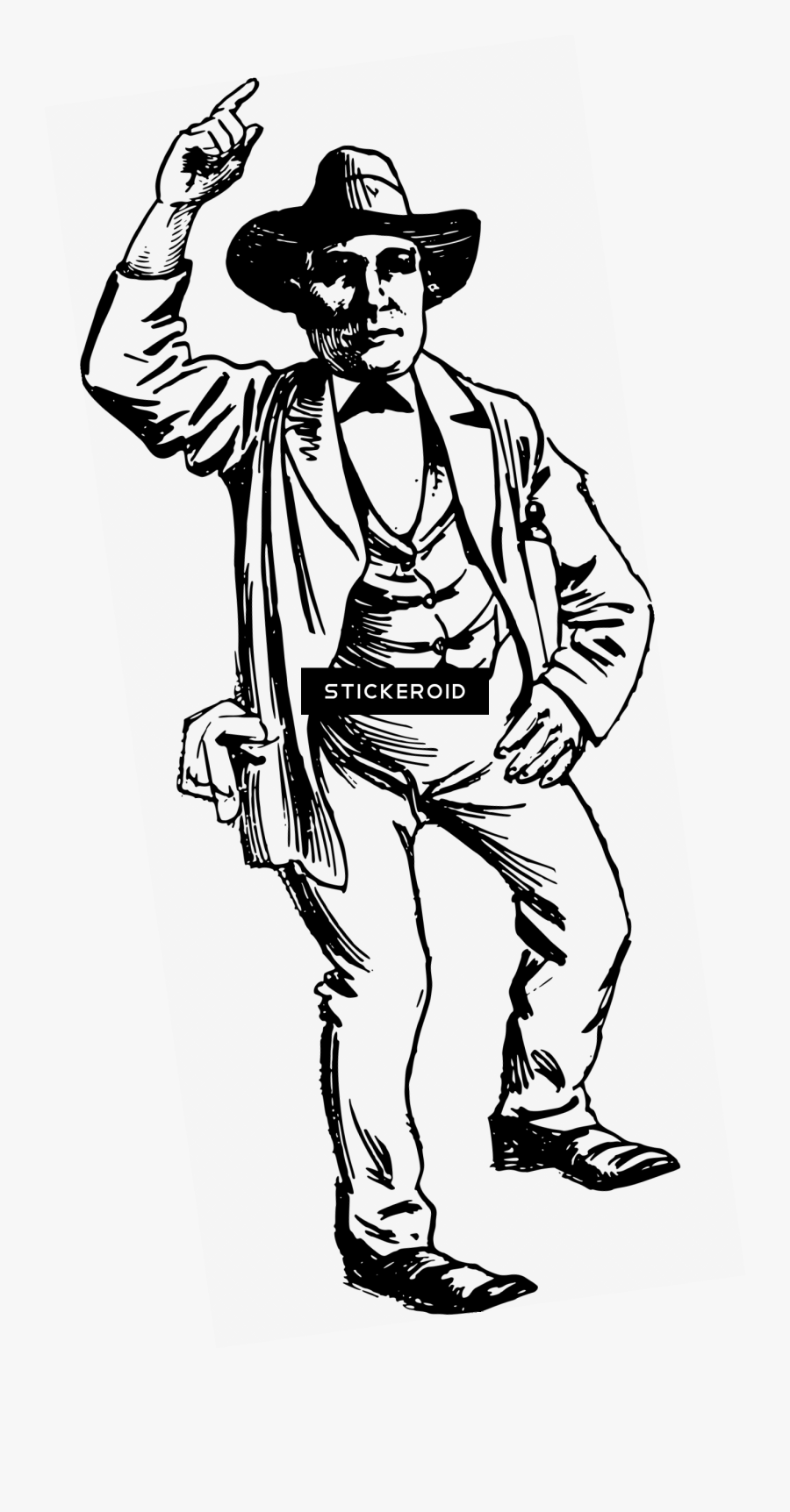 Drawing Cowboys Rope - Clip Art, Transparent Clipart