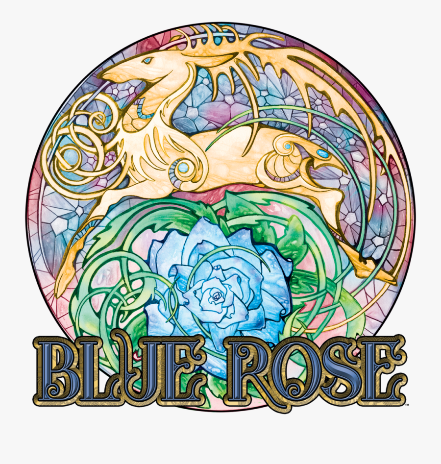Blue Rose Hart Crest Mug - Illustration, Transparent Clipart