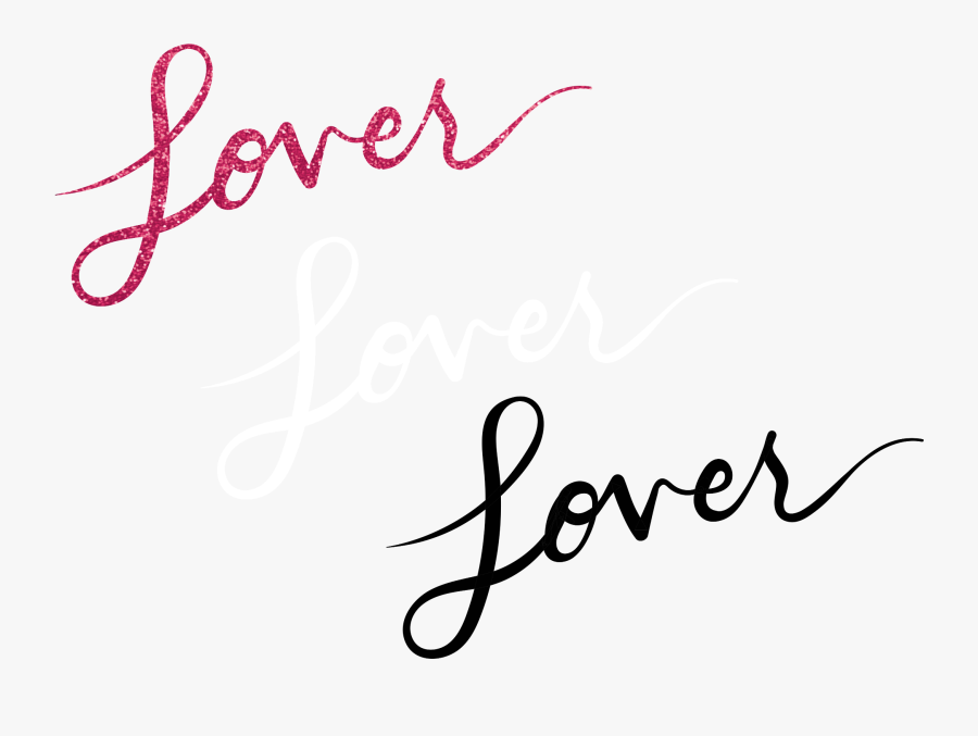 Calligraphy, Transparent Clipart