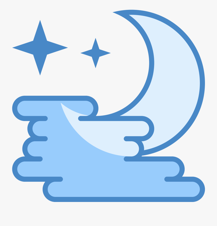This Icon Is Three Small Lines, Staggered In An Alternating - Foggy Night Icon, Transparent Clipart