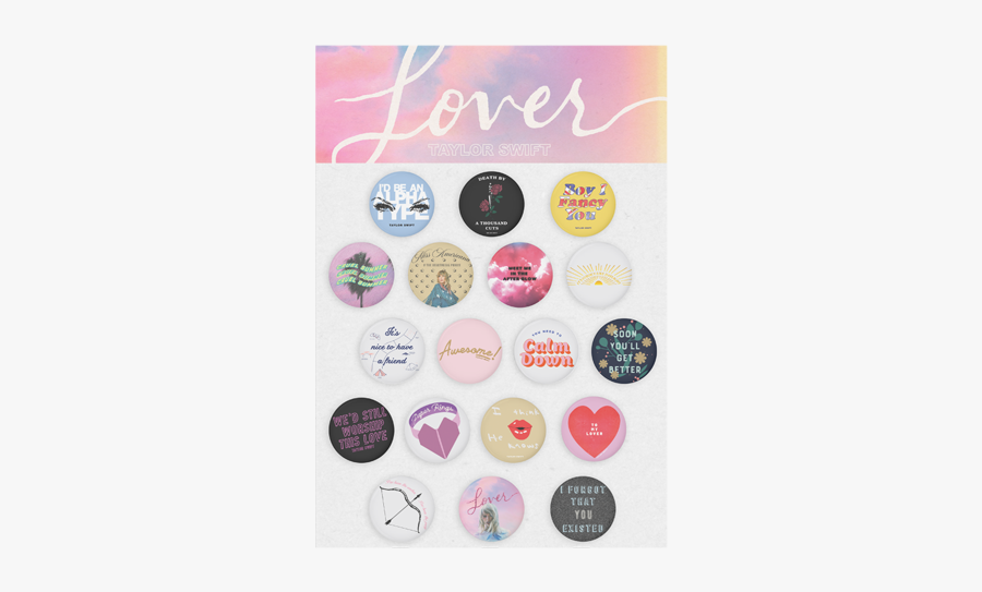 Taylor Swift Lover Sticker, Transparent Clipart
