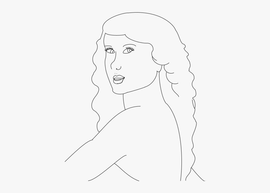 Taylor Swift Lineart Pictures - Line Art, Transparent Clipart