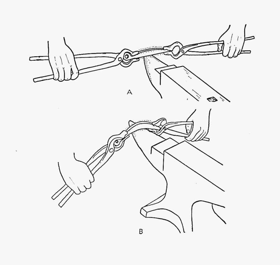 Clip Art Blacksmithing Secrets Part Small - Line Art, Transparent Clipart