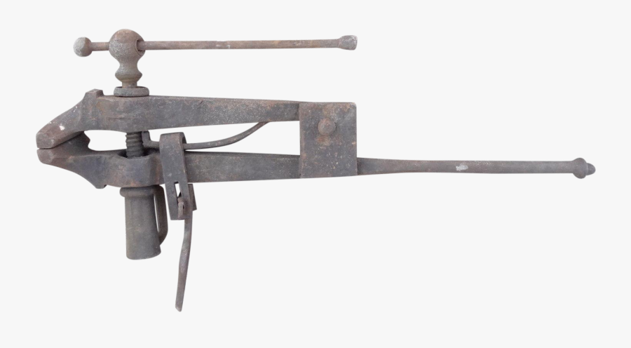 Clip Art Blacksmith Vise - Rifle, Transparent Clipart