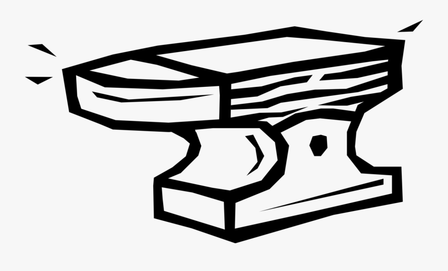 Vector Illustration Of Metalsmith Craftsman Blacksmith"s, Transparent Clipart