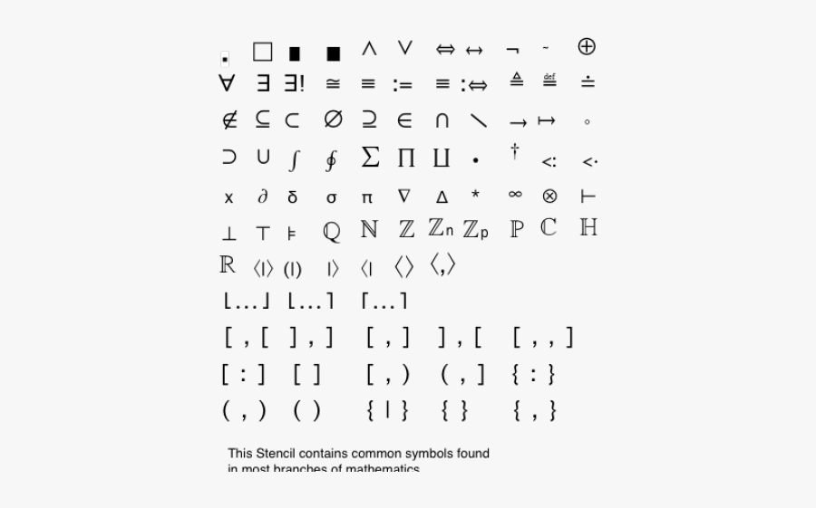 L Math Symbols, Transparent Clipart
