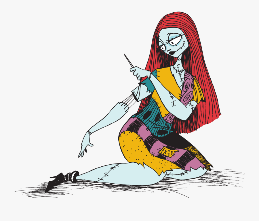 Zero Nightmare Before Christmas Clipart - Sally Nightmare Before Christmas Cartoon, Transparent Clipart