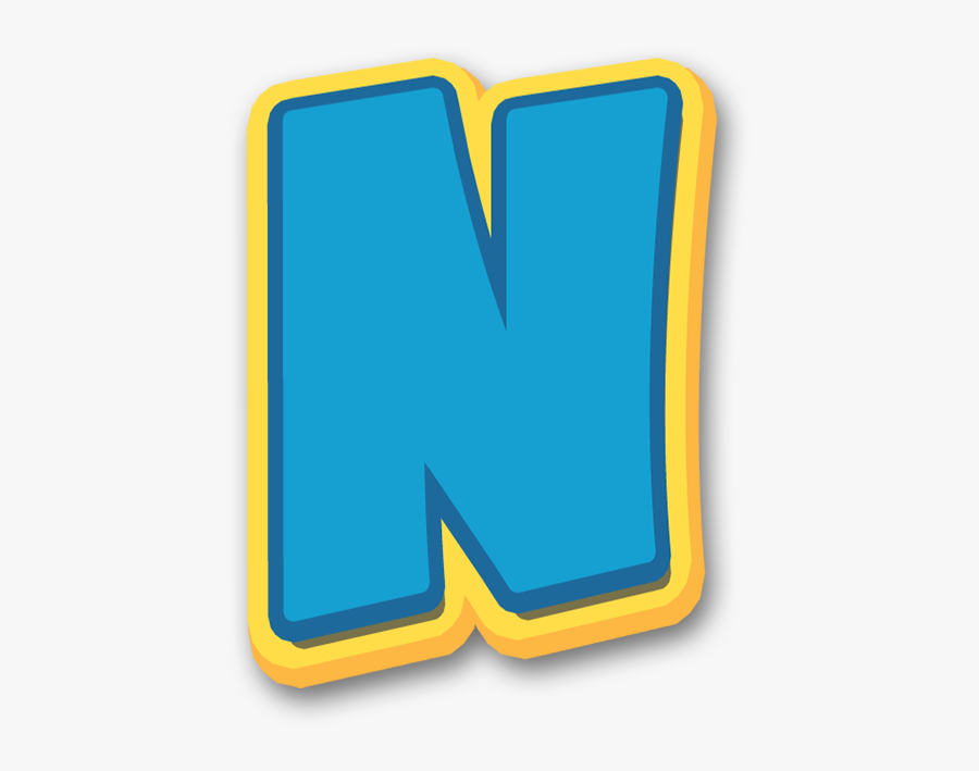 Alphabet Patrol Dog Letter Paw Free Png Hq Clipart - Letra N Paw Patrol, Transparent Clipart