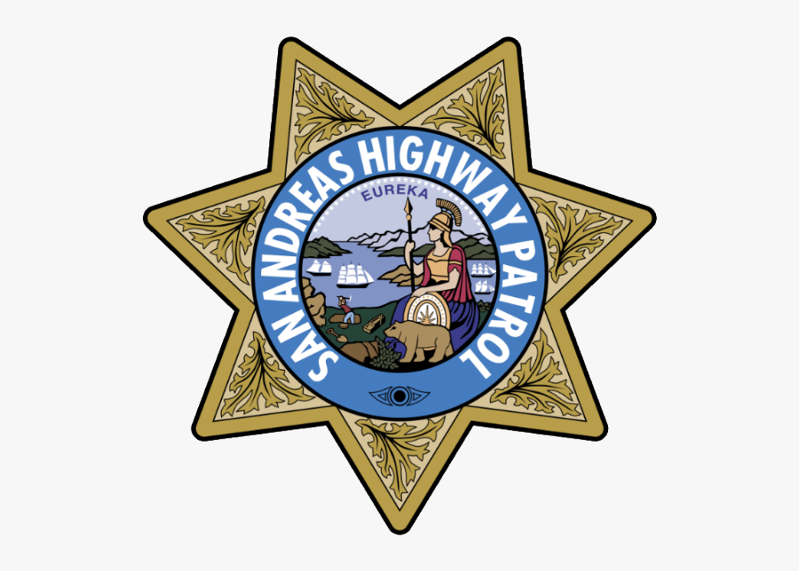California Highway Patrol Badge - California Highway Patrol Icon, Transparent Clipart