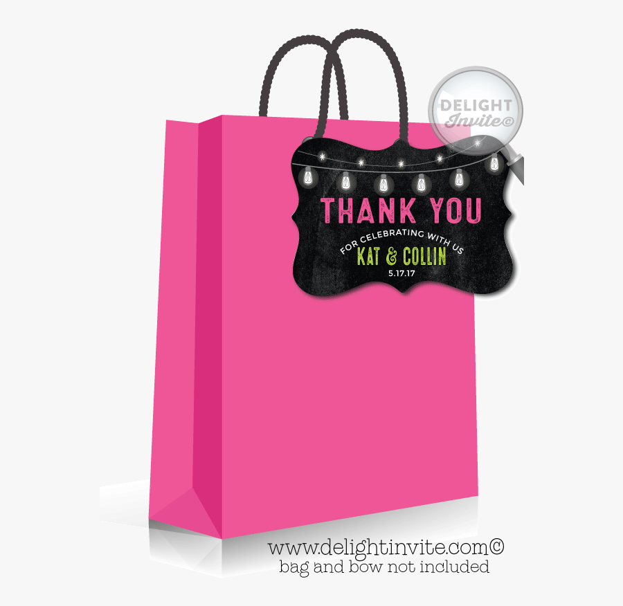 Transparent Chalkboard Labels Png - Paper Bag, Transparent Clipart