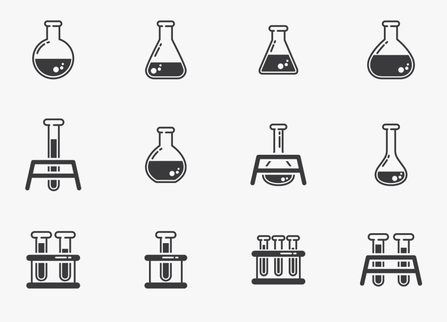 Erlenmeyer Flask Vector, Transparent Clipart