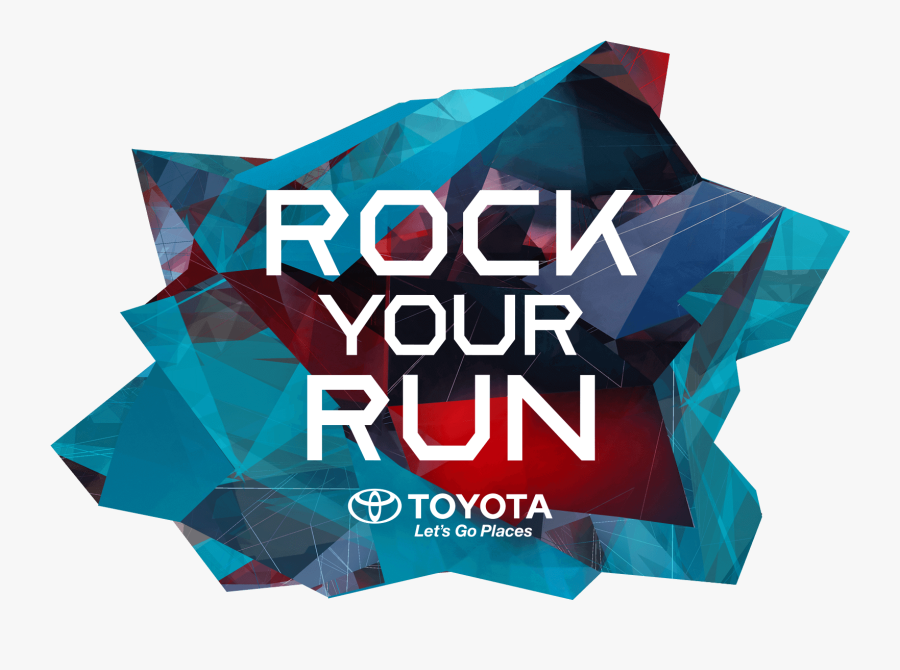 Toyota Rock Your Run Logo And Branding, Transparent Clipart