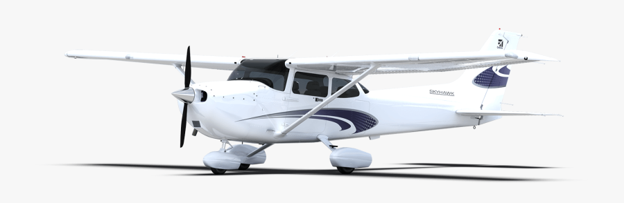 Plane Clipart Side View - 2019 Cessna 172 Skyhawk, Transparent Clipart