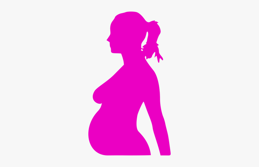 Pregnant Woman Vector Illustration - Pregnant Clip Art, Transparent Clipart