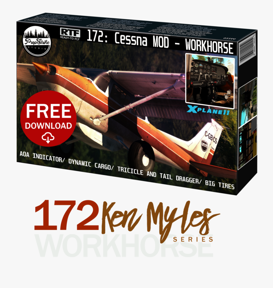 Model Aircraft - X Plane 11 Org Bush Flying, Transparent Clipart