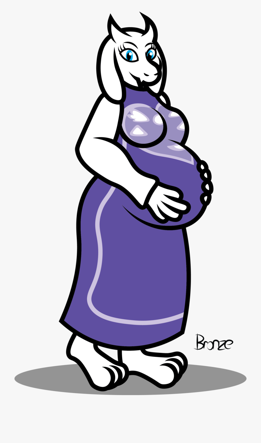 Transparent Undertale Toriel Png - Pregnant Toriel , Free Transparent Clipa...