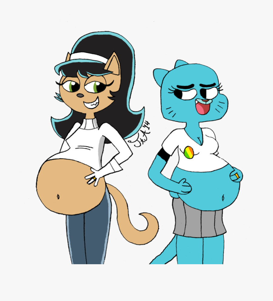 The Weirdest Married Couple Ever By Tofertheakita - Tuff Puppy Kitty Pregnant, Transparent Clipart